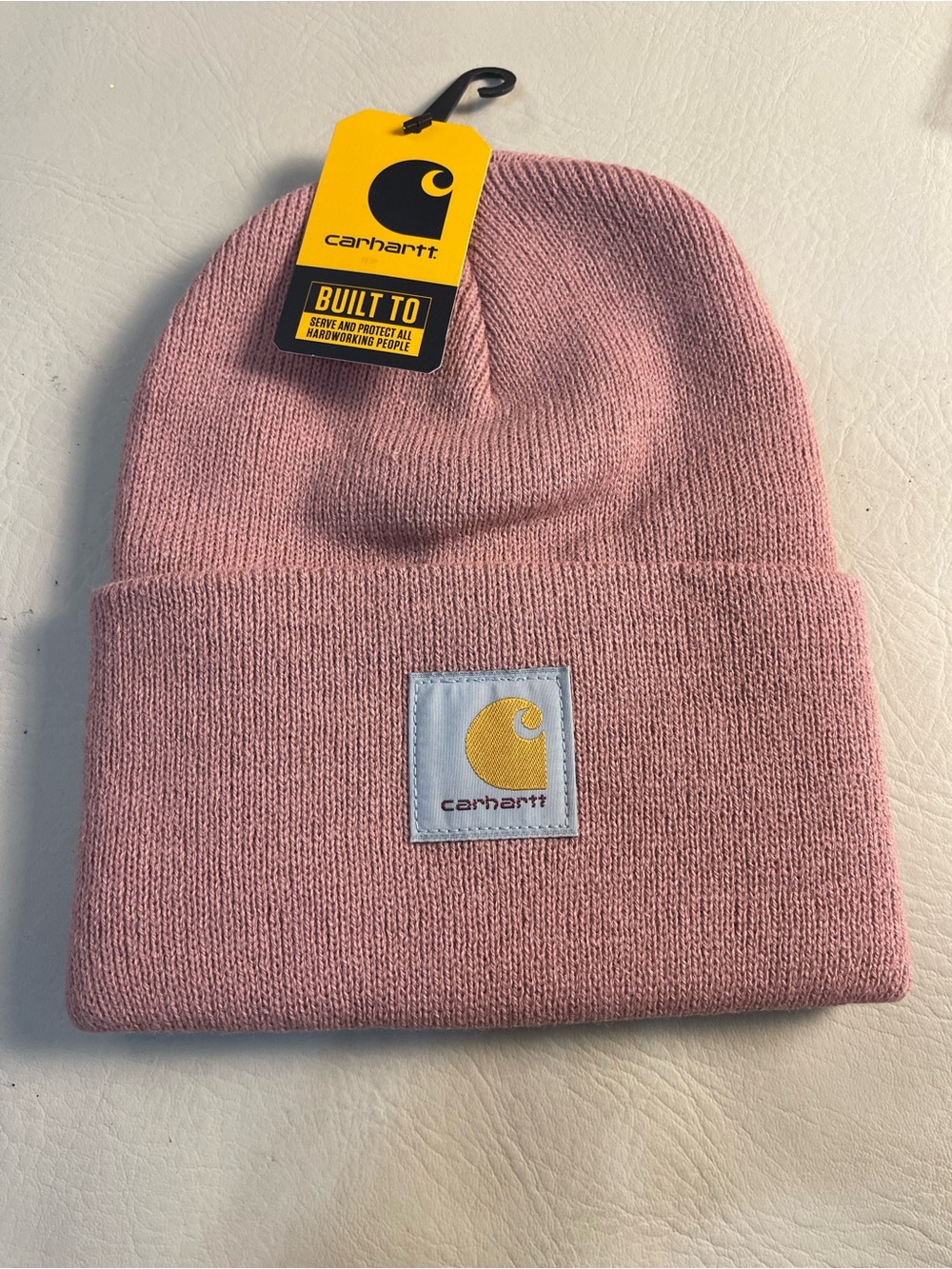 Carhartt Dusty Rose Knit Cuffed Beanie